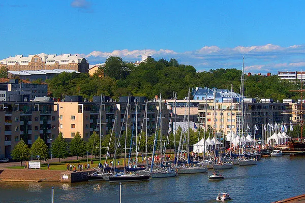 Finlandia | Rzeka Aura w Turku Finlandia | Rzeka Aura w Turku