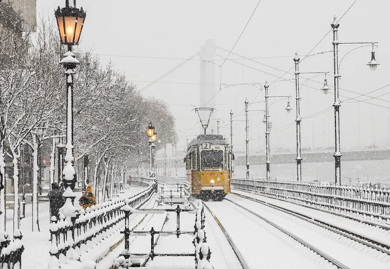 Budapeszt zimą Budapeszt zimą