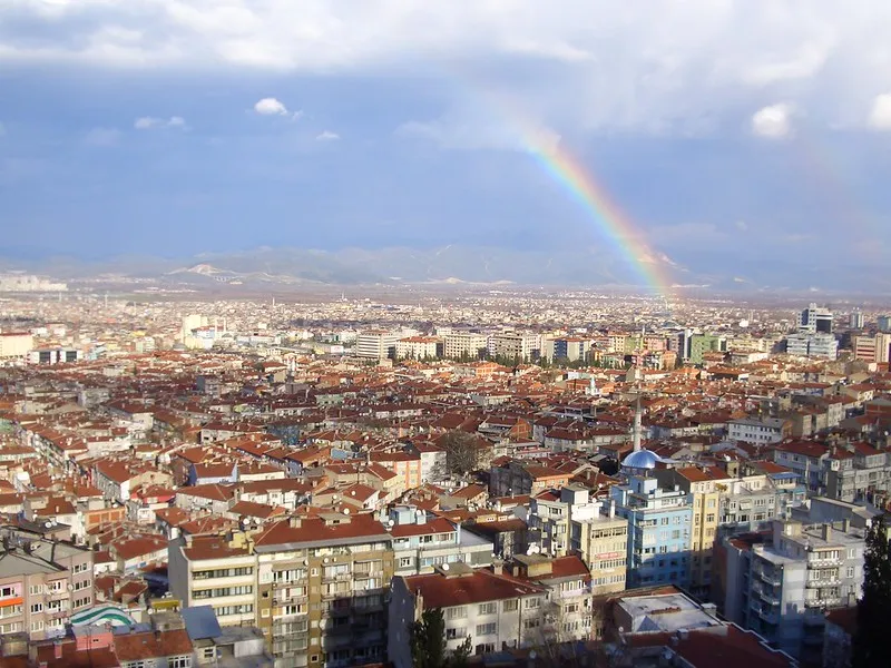 Turcja | Bursa – panorama z tęczą