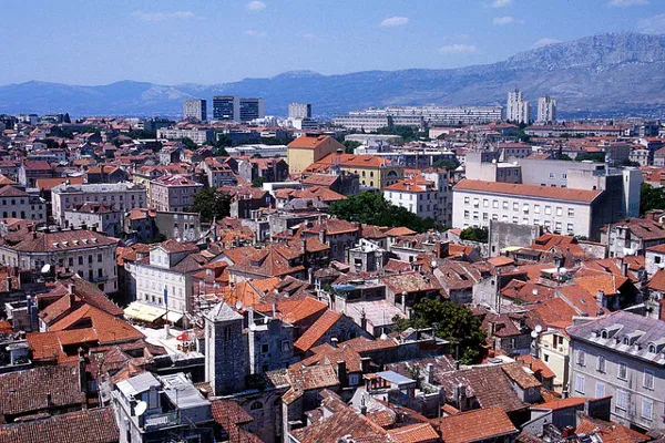 Chorwacja | Widok na starówkę, Spilit Chorwacja | Widok na starówkę, Spilit