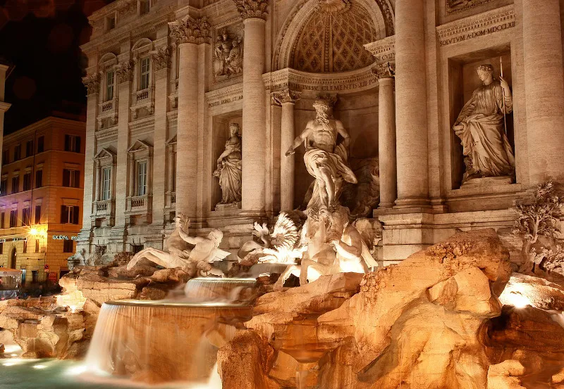 Fontanna Di Trevi w Rzymie Fontanna Di Trevi w Rzymie