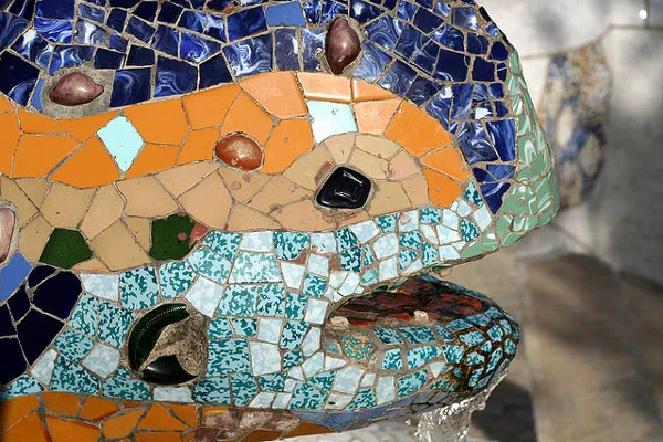 Hiszpania | Słynny jaszczur Gaudiego, Park Güell Hiszpania | Słynny jaszczur Gaudiego, Park Güell
