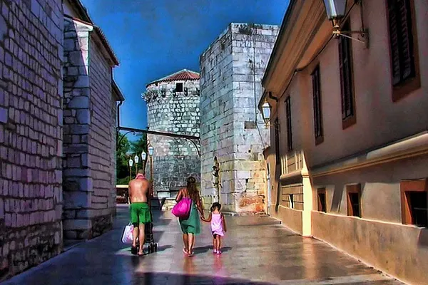Krk | Spacer ulicami Krk