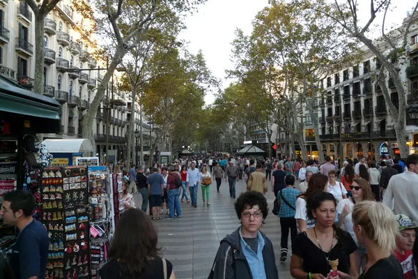 Barcelona | Pamiątki na La Rambli