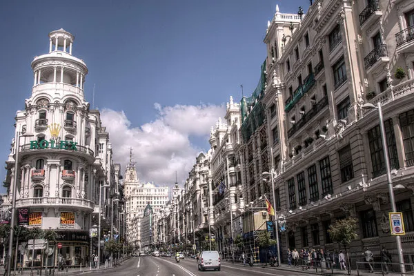 Madryt | Gran Vía Madryt | Gran Vía