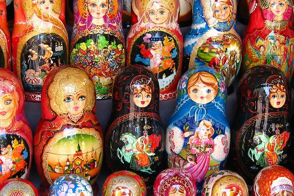 Moskwa | Klasyczne matrioszki 