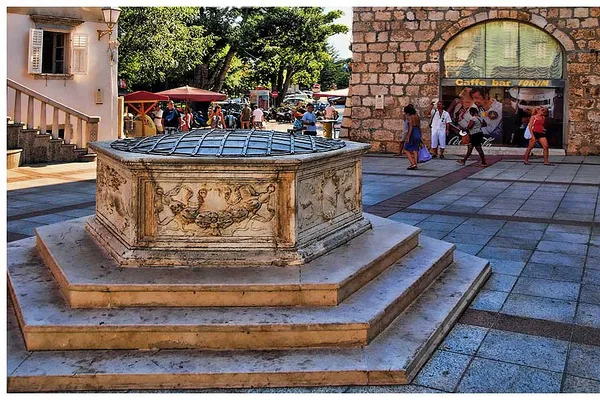 Chorwacja | Plac Vela Market w Krk Chorwacja | Plac Vela Market w Krk