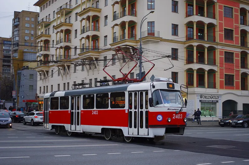 Moskwa | Moskiewski tramwaj Moskwa | Moskiewski tramwaj