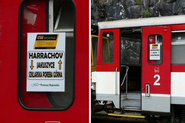 Harrachov | Pociąg ze Szklarskiej Poręby Górnej do Harrachova Harrachov | Pociąg ze Szklarskiej Poręby Górnej do Harrachova