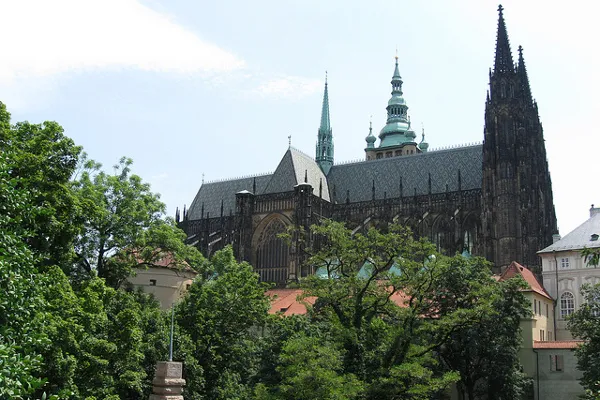 Praga | Widok na kościół św. Wita Praga | Widok na kościół św. Wita