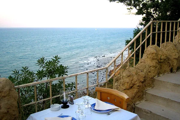 Tunezja | Widok z restauracji La Falaise, La Marsa Tunezja | Widok z restauracji La Falaise, La Marsa